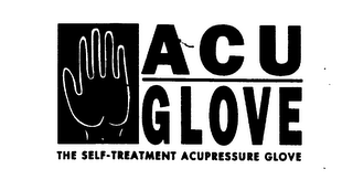 ACU GLOVE THE SELF-TREATMENT ACUPRESSURE GLOVE logo