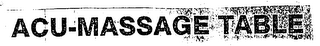 ACU-MASSAGE TABLE logo