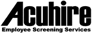 ACUHIRE EMPLOYEE SCREENING SERVICES logo