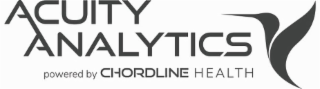 ACUITY ANALYTICS POWERED BY CHORDLINE HEALTH logo