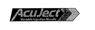 ACUJECT VARIABLE INJECTION NEEDLE logo