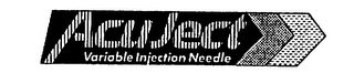 ACUJECT VARIABLE INJECTION NEEDLE logo