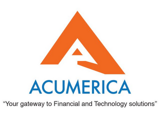 ACUMERICA "YOUR GATEWAY TO FINANCIAL AND TECHNOLOGY SOLUTIONS" logo