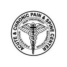 ACUTE & CHRONIC PAIN & SPINE CENTER PREVENTION PAIN TREATMENT REHABILITATION logo