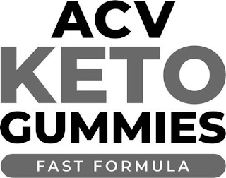 ACV KETO GUMMIES FAST FORMULA logo