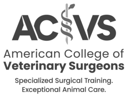 ACVS AMERICAN COLLEGE OF VETERINARY SURGEONS SPECIALIZED SURGICAL TRAINING. EXCEPTIONAL ANIMAL CARE.