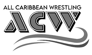 ACW ALL CARIBBEAN WRESTLING logo