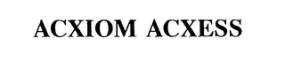 ACXIOM ACXESS logo