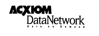 ACXIOM DATANETWORK DATA ON DEMAND logo