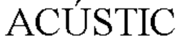 ACÚSTIC logo