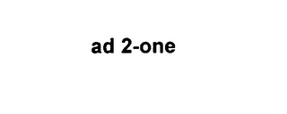AD 2-ONE logo