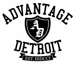 AD ADVANTAGE DETROIT EST. MDCCI logo