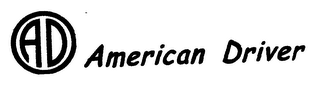 AD AMERICAN DRIVER logo