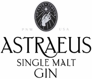 AD ASTRA SEQUOR PNW USA ASTRAEUS SINGLE MALT GIN logo