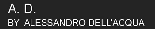 A.D. BY ALESSANDRO DELL'ACQUA logo