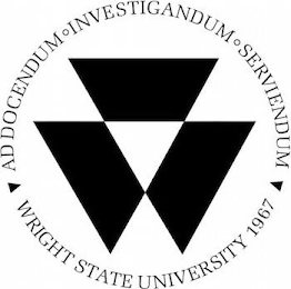AD DOCENDUM INVESTIGANDUM SERVIENDUM WRIGHT STATE UNIVERSITY 1967 logo