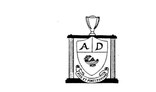 AD FIDE ET FORTITUDINE logo