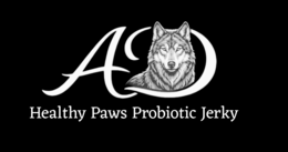 AD HEALTHY PAWS PROBIOTIC JERKY logo