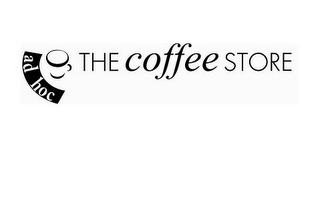 AD HOC THE COFFEE STORE logo