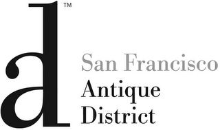 AD SAN FRANCISCO ANTIQUE DISTRICT logo