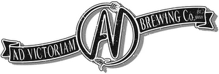 AD VICTORIAM BREWING CO EST MMXIV logo