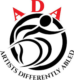 ADA ARTISTS DIFFERENTLY ABLED logo