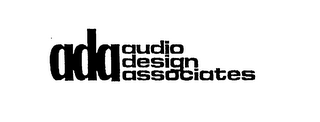 ADA AUDIO DESIGN ASSOCIATES logo