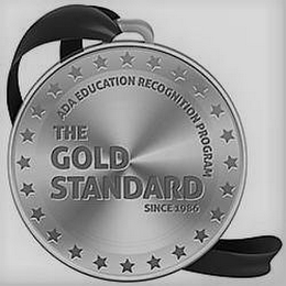 ADA EDUCATION RECOGNITION PROGRAM THE GOLD STANDARD SINCE 1986 logo