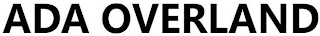 ADA OVERLAND logo