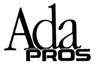 ADA PROS logo