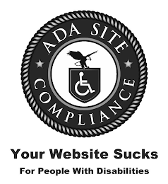 ADA SITE COMPLIANCE YOUR WEBSITE SUCKS FOR PEOPLE WITH DISABILITIES logo