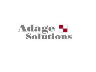 ADAGE SOLUTIONS logo