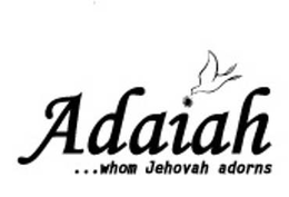 ADAIAH...WHOM JEHOVAH ADORNS logo