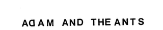 ADAM AND THE ANTS logo