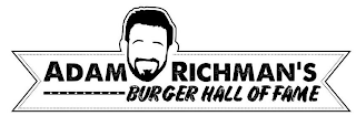 ADAM RICHMAN'S BURGER HALL OF FAME logo