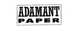 ADAMANT PAPER logo
