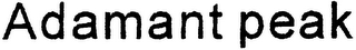 ADAMANT PEAK logo