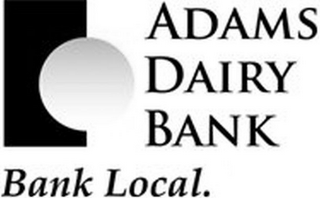 ADAMS DAIRY BANK BANK LOCAL. logo
