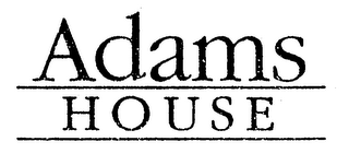 ADAMS HOUSE logo