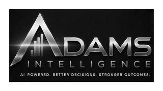 ADAMS INTELLIGENCE AI POWERED. BETTER DECISIONS. STRONGER OUTCOMES. logo