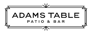 ADAMS TABLE PATIO & BAR logo
