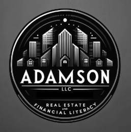 ADAMSON LLC REAL ESTATE AND FINANCIAL LITERACY logo