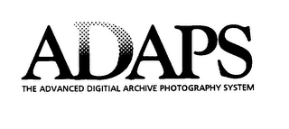 ADAPS THE ADVANCED DIGITAL ARCHIVE PHOTOGRAPHY SYSTEM logo