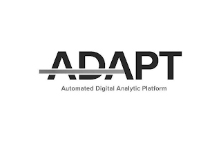 ADAPT AUTOMATED DIGITAL ANALYTIC PLATFORM logo