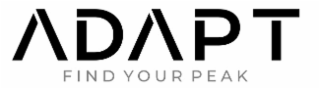 ADAPT FIND YOUR PEAK logo