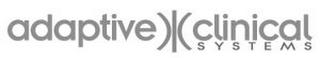 ADAPTIVE CLINICAL SYSTEMS logo