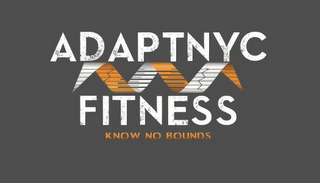 ADAPTNYC FITNESS KNOW NO BOUNDS logo