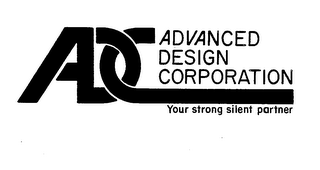 ADC ADVANCED DESIGN CORPORATION YOUR STRONG SILENT PARTNER logo