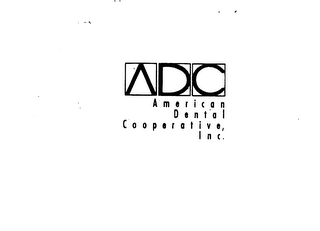 ADC AMERICAN DENTAL COOPRATIVE, INC. logo