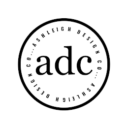 ADC  . . .  ASHLEIGH DESIGN CO  . . .  ASHLEIGH DESIGN CO logo